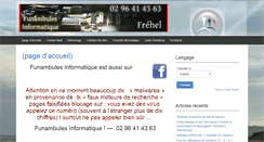 Desktop Screenshot of funambules-informatique.fr